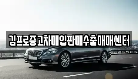 전북 전주시 덕진구 우아동1가 중고차매입 전문 김프로중고차매입판매수출매매센터