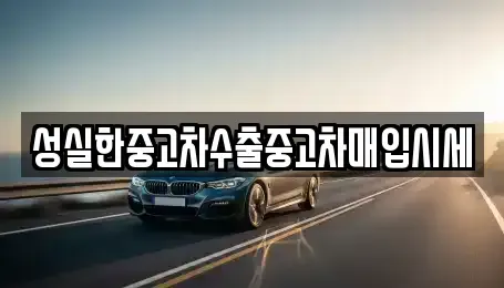 전북 전주시 완산구 경원동3가 중고차매입 전문 성실한중고차수출중고차매입시세
