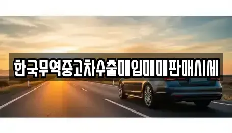 전북특별자치도 익산시 현영동 중고차 전문 한국무역중고차수출매입매매판매시세