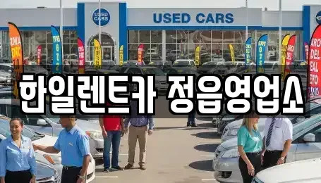전북특별자치도 정읍시 시기동 렌트카 전문 한일렌트카 정읍영업소