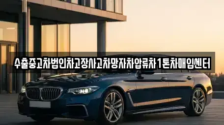 제주 제주시 용담이동 중고차매입 전문 수출중고차법인차고장사고차망자차압류차1톤차매입센터