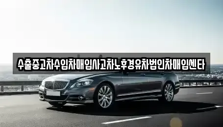 제주 제주시 용담이동 중고차매입 전문 수출중고차수입차매입사고차노후경유차법인차매입센타