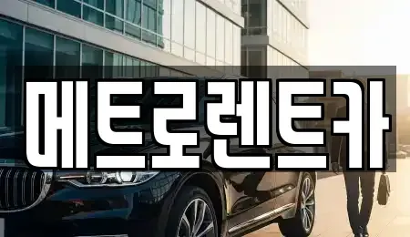 제주 제주시 이호이동 렌트카 전문 메트로렌트카