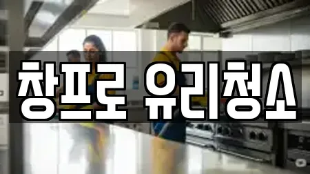 창프로 유리청소