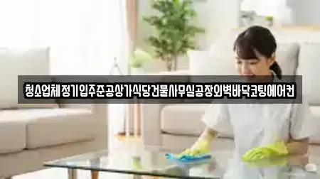 청소업체정기입주준공상가식당건물사무실공장외벽바닥코팅에어컨