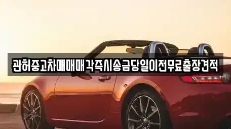 충남 공주시 유구읍 중고차매매 전문 관허중고차매매매각즉시송금당일이전무료출장견적