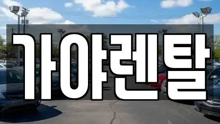 충남 논산시 연무읍 렌트카 전문 가야렌탈