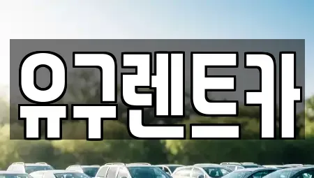 충남 예산군 신양면 렌트카 전문 유구렌트카