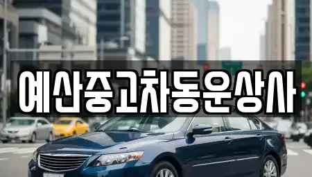 충남 예산군 오가면 중고차 전문 예산중고차동운상사