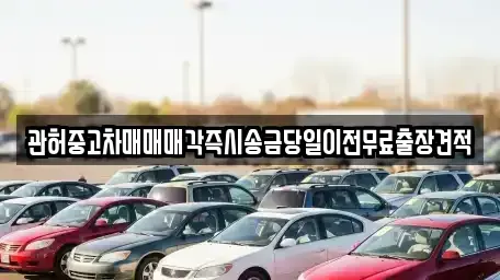 충남 천안시 동남구 동면 중고차매매 전문 관허중고차매매매각즉시송금당일이전무료출장견적