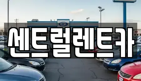 충남 천안시 서북구 백석동 렌트카 전문 센트럴렌트카