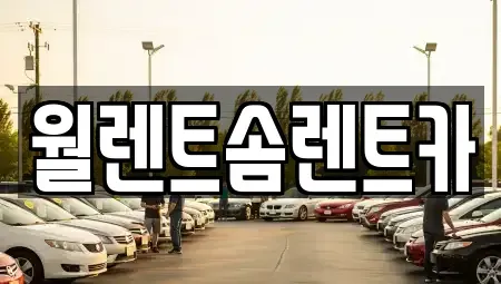 충남 천안시 서북구 백석동 렌트카 전문 월렌트솜렌트카