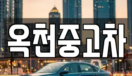 충북 옥천군 군북면 중고차 전문 옥천중고차