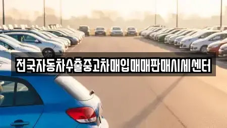 충북 제천시 남천동 중고차매입 전문 전국자동차수출중고차매입매매판매시세센터