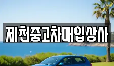충북 제천시 남천동 중고차매입 전문 제천중고차매입상사