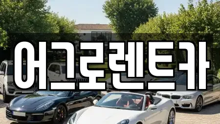 충북 청주시 상당구 용암동 렌트카 전문 어그로렌트카