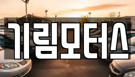 충북 청주시 상당구 용암동 중고차매매 전문 기림모터스