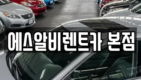 충북 청주시 청원구 사천동 렌트카 전문 에스알비렌트카 본점
