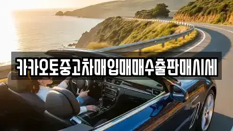 충북 청주시 청원구 사천동 중고차매입 전문 카카오토중고차매입매매수출판매시세