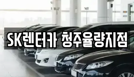 충북 청주시 청원구 오동동 렌트카 전문 SK렌터카 청주율량지점