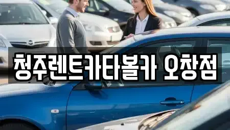 충북 청주시 청원구 오창읍 렌트카 전문 청주렌트카타볼카 오창점