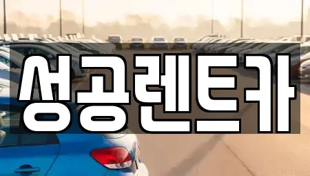 충북 청주시 청원구 주중동 렌트카 전문 성공렌트카
