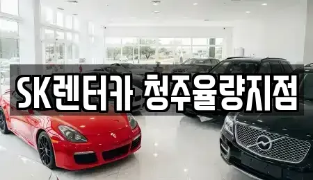 충북 청주시 청원구 주중동 장기렌트카 전문 SK렌터카 청주율량지점