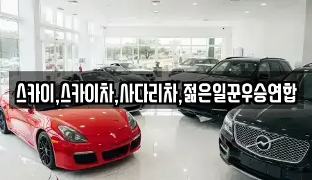 충북 청주시 흥덕구 상신동 중고차 전문 스카이,스카이차,사다리차,젊은일꾼우승연합