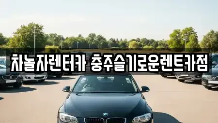 충북 충주시 충인동 렌트카 전문 차놀자렌터카 충주슬기로운렌트카점