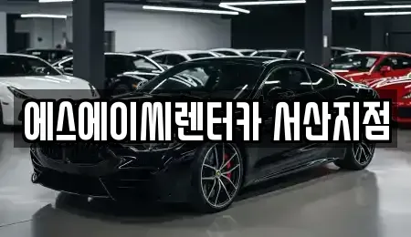 충청남도 서산시 오남동 렌트카 전문 에스에이씨렌터카 서산지점