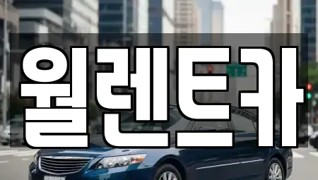충청남도 천안시 서북구 성환읍 렌트카 전문 월렌트카