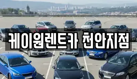 충청남도 천안시 서북구 성환읍 렌트카 전문 케이원렌트카 천안지점