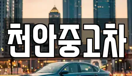 충청남도 천안시 서북구 신당동 중고차매입 전문 천안중고차