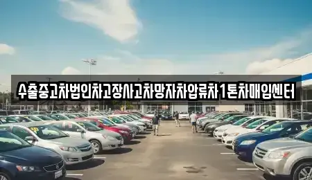 충청북도 음성군 맹동면 중고차매입 전문 수출중고차법인차고장사고차망자차압류차1톤차매입센터