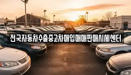 충청북도 음성군 맹동면 중고차매입 전문 전국자동차수출중고차매입매매판매시세센터