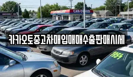 충청북도 음성군 중고차매입 전문 카카오토중고차매입매매수출판매시세