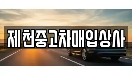 충청북도 제천시 송학면 중고차 전문 제천중고차매입상사