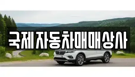 충청북도 진천군 진천읍 중고차 전문 국제자동차매매상사