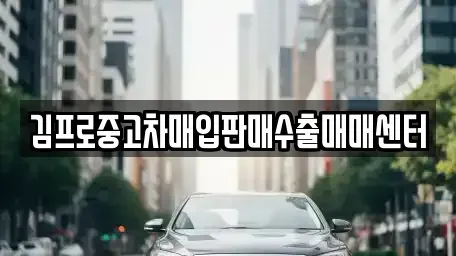 충청북도 진천군 진천읍 중고차매입 전문 김프로중고차매입판매수출매매센터