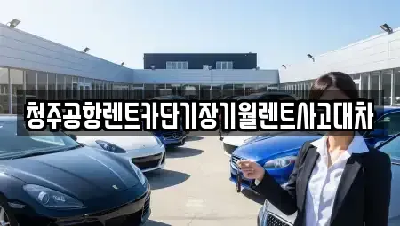 충청북도 청주시 서원구 산남동 렌트카 전문 청주공항렌트카단기장기월렌트사고대차