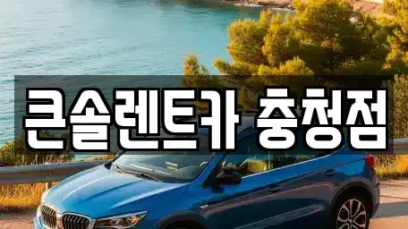 충청북도 청주시 흥덕구 강내면 렌트카 전문 큰솔렌트카 충청점