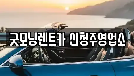 충청북도 청주시 흥덕구 신전동 렌트카 전문 굿모닝렌트카 신청주영업소